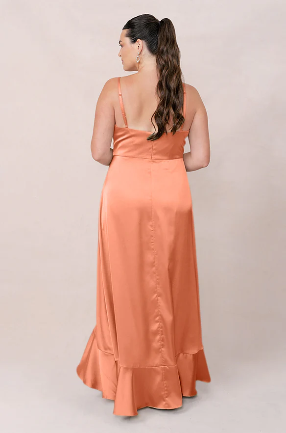 Paloma Satin Dress | Made To Order - Image 142
