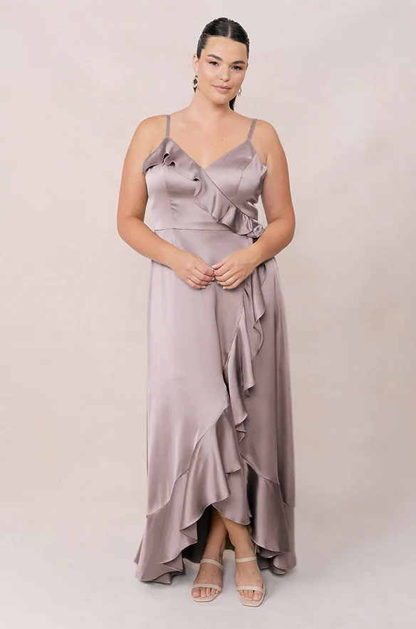 Paloma Satin Dress | Made To Order - Image 143