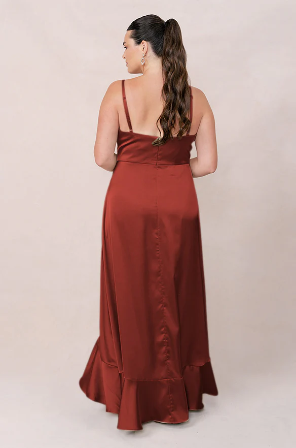 Paloma Satin Dress | Made To Order - Image 146