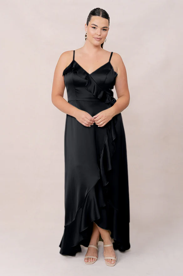 Paloma Satin Dress | Made To Order - Image 59