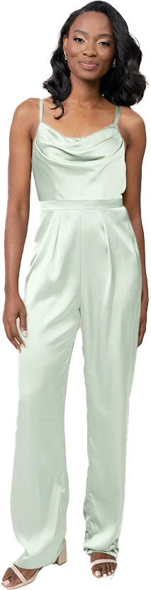Parker Satin Jumpsuit | Made To Order - Image 110