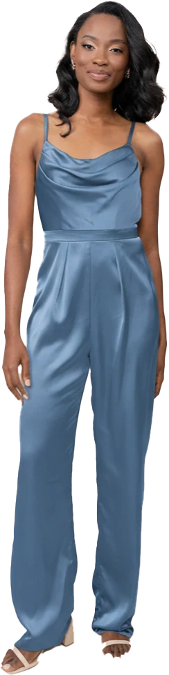 Parker Satin Jumpsuit | Made To Order - Image 119