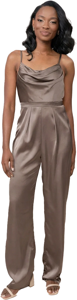 Parker Satin Jumpsuit | Made To Order - Image 124