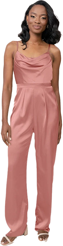 Parker Satin Jumpsuit | Made To Order - Image 20