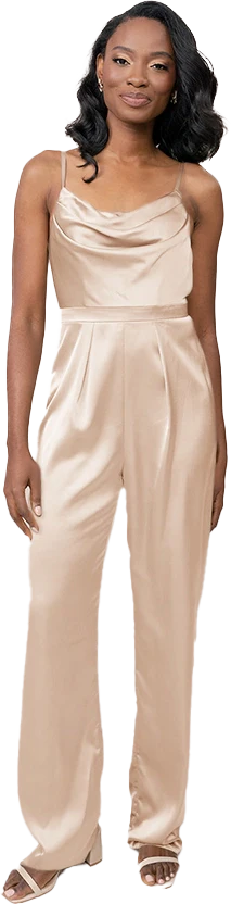 Parker Satin Jumpsuit | Made To Order - Image 28