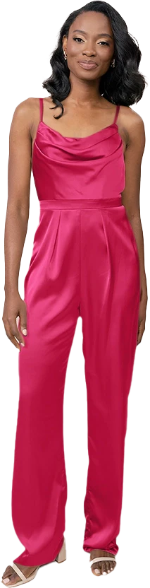 Parker Satin Jumpsuit | Made To Order - Image 30
