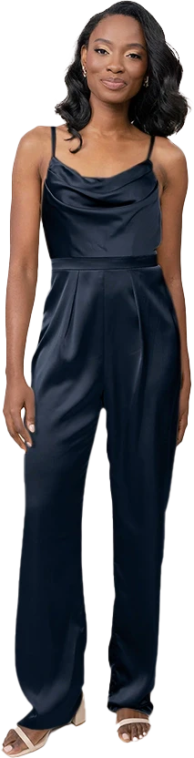 Parker Satin Jumpsuit | Made To Order - Image 39