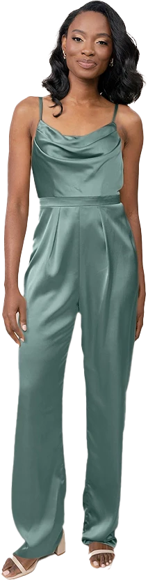 Parker Satin Jumpsuit | Made To Order - Image 45