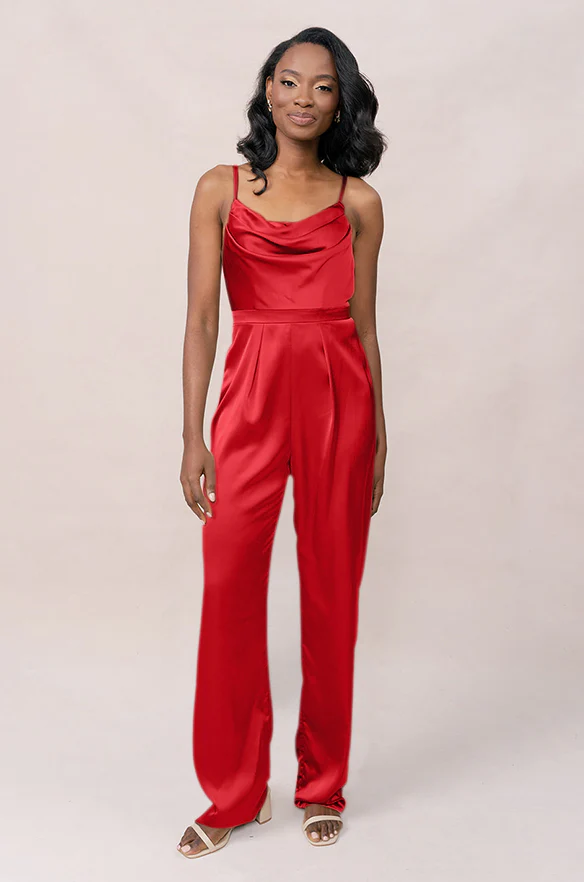 Parker Satin Jumpsuit | Made To Order - Image 89