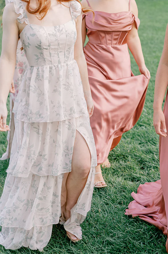 Poppy Chiffon Floral Print Dress | Made To Order - Image 23