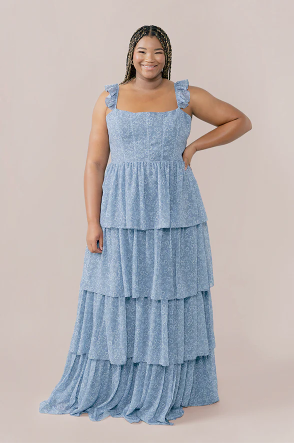 Poppy Chiffon Floral Print Dress | Made To Order - Image 24