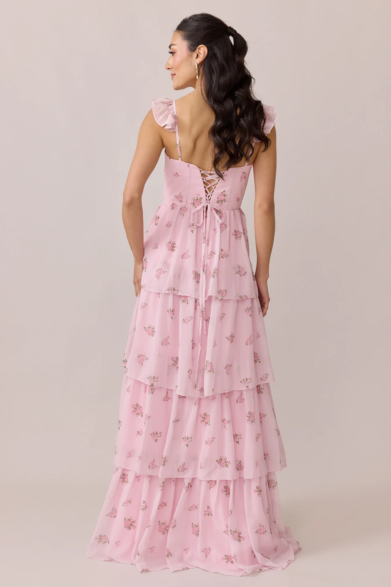 Poppy Chiffon Floral Print Dress | Made To Order - Image 37