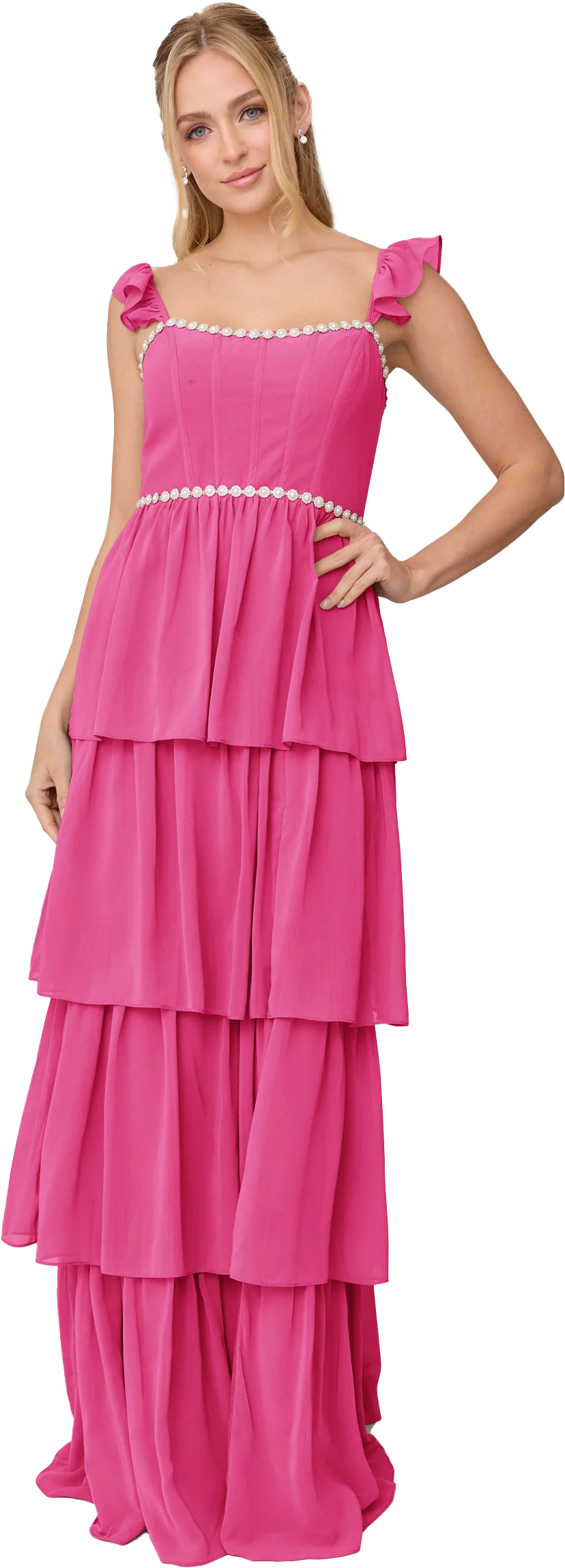 Poppy Luxe Chiffon Dress | Made To Order - Image 134