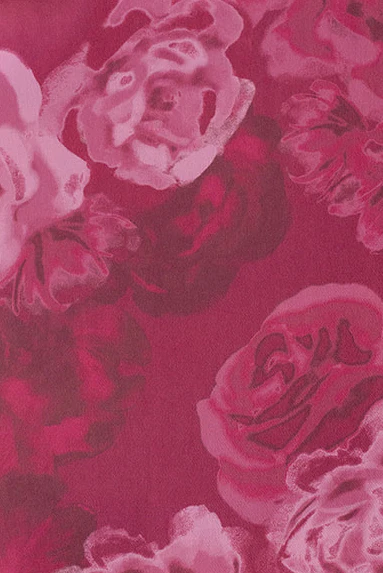 Pre-Cut Satin Floral Print Fabric By Yard | Ready To Ship - Image 2