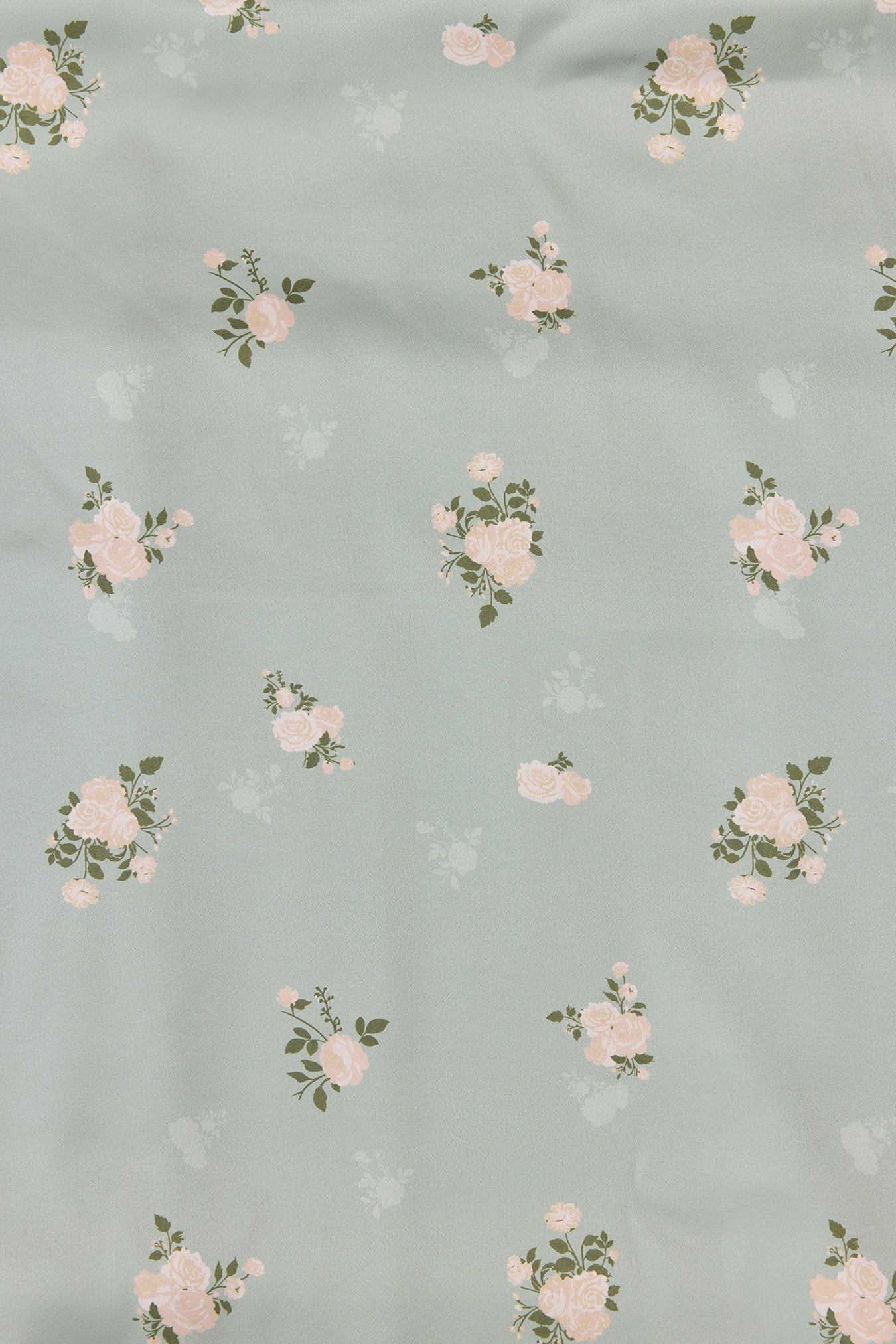 Pre-Cut Satin Floral Print Fabric By Yard | Ready To Ship - Image 26