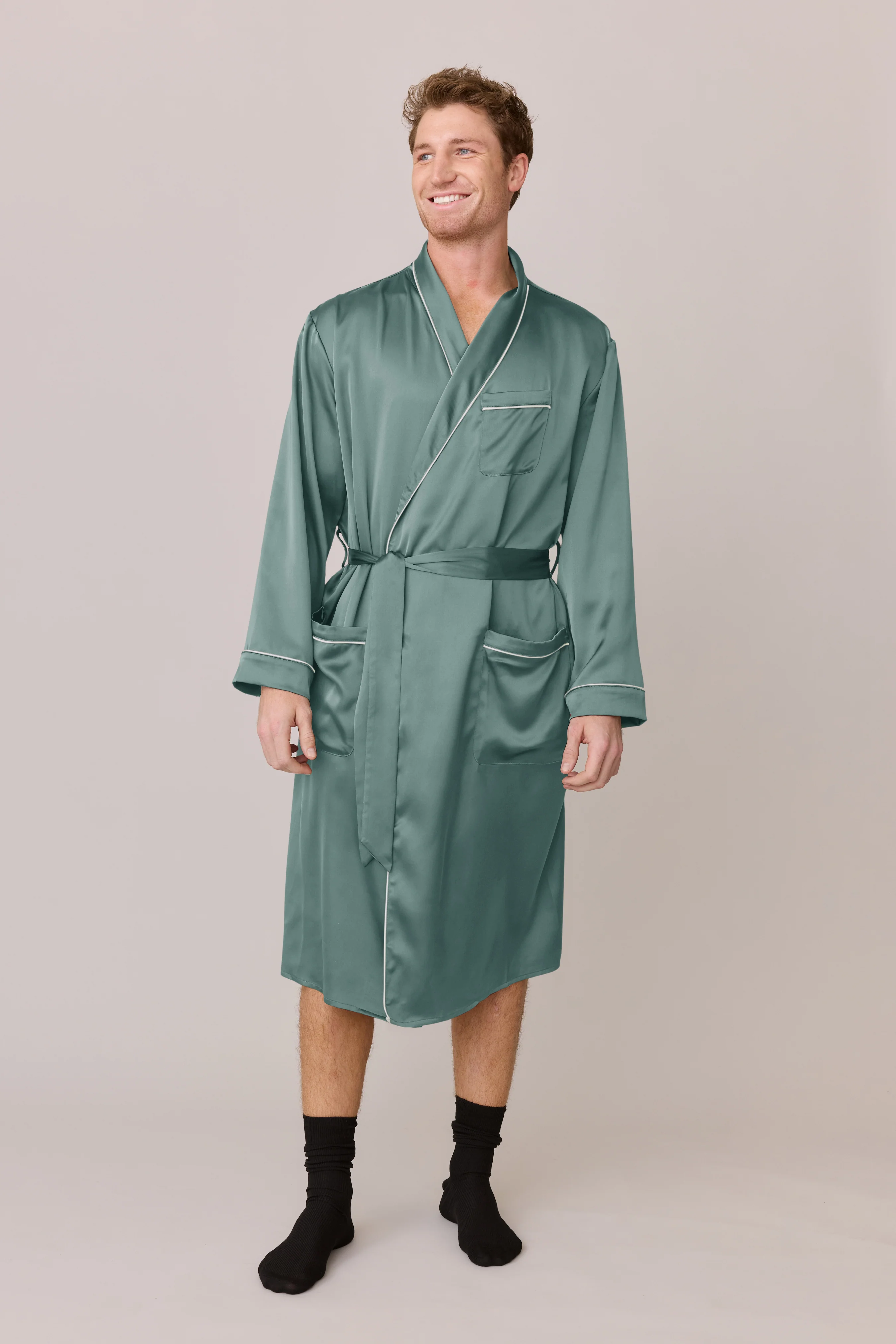 Pre-Game Satin Robe | Made To Order - Image 43