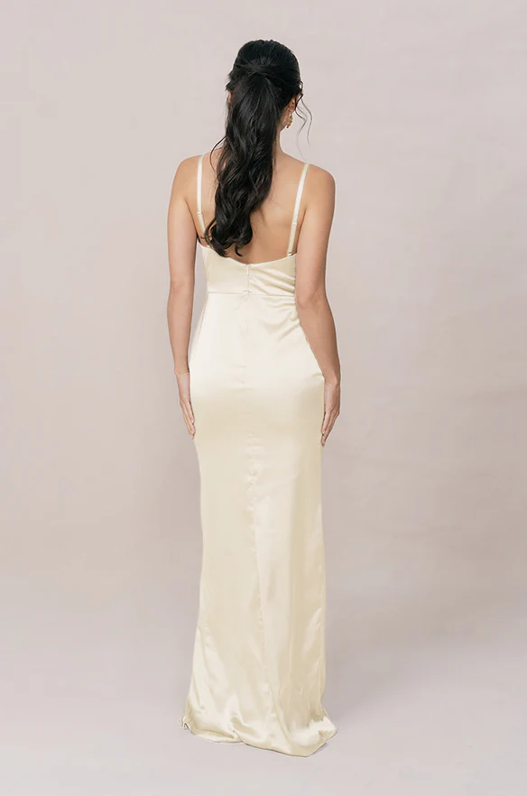 Rava Satin Dress | Made To Order - Image 117