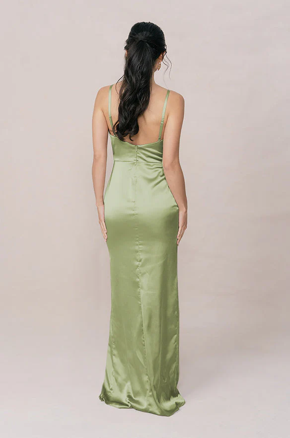 Rava Satin Dress | Made To Order - Image 153