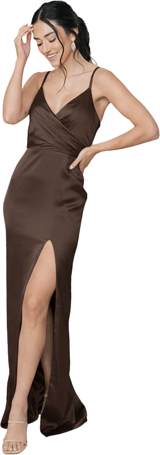 Rava Satin Dress | Made To Order - Image 164