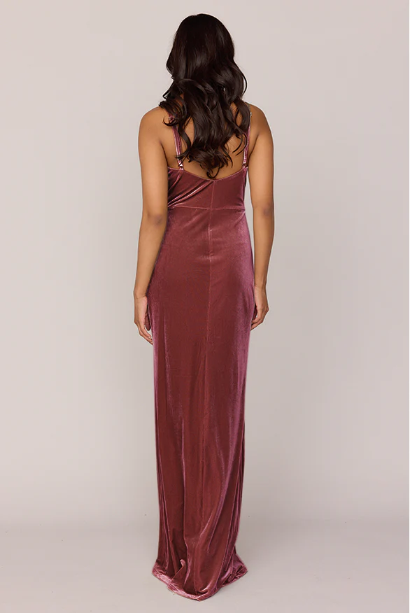 Rava Velvet Dress | Made To Order - Image 24