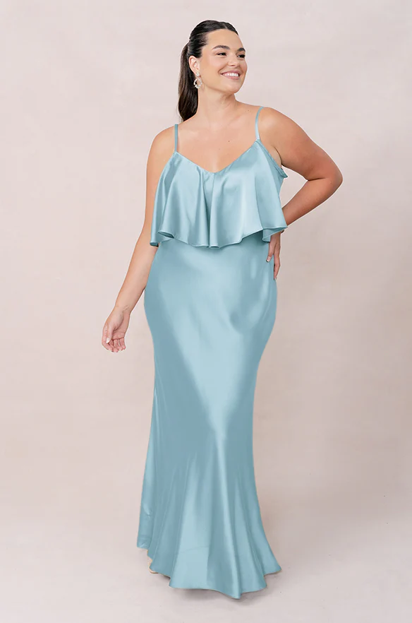 Riley Convertible Satin Dress | Made To Order - Image 101