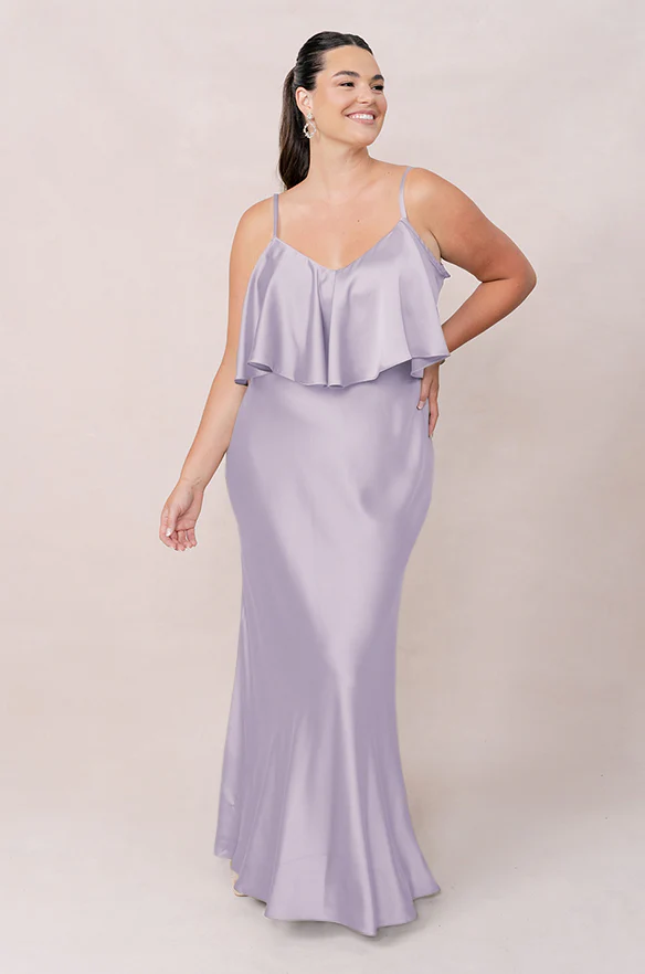 Riley Convertible Satin Dress | Made To Order - Image 103