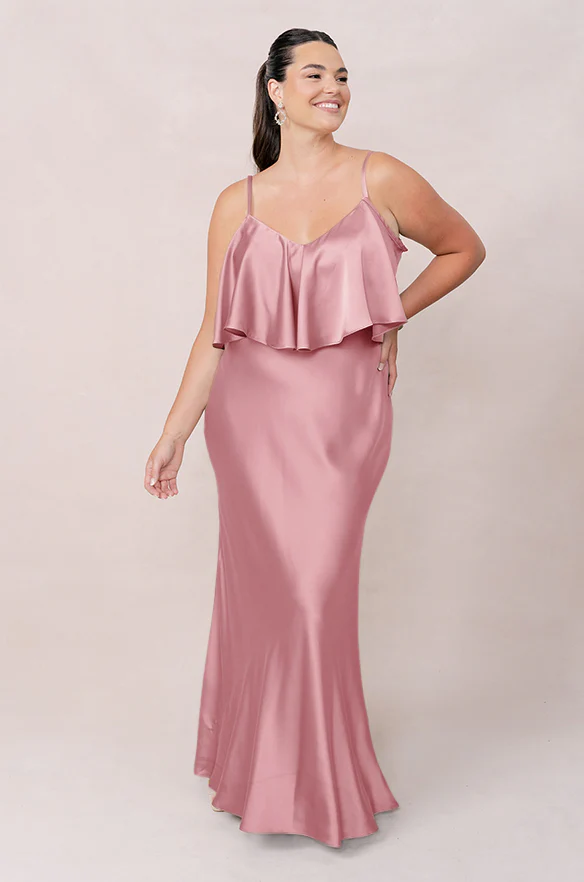 Riley Convertible Satin Dress | Made To Order - Image 131