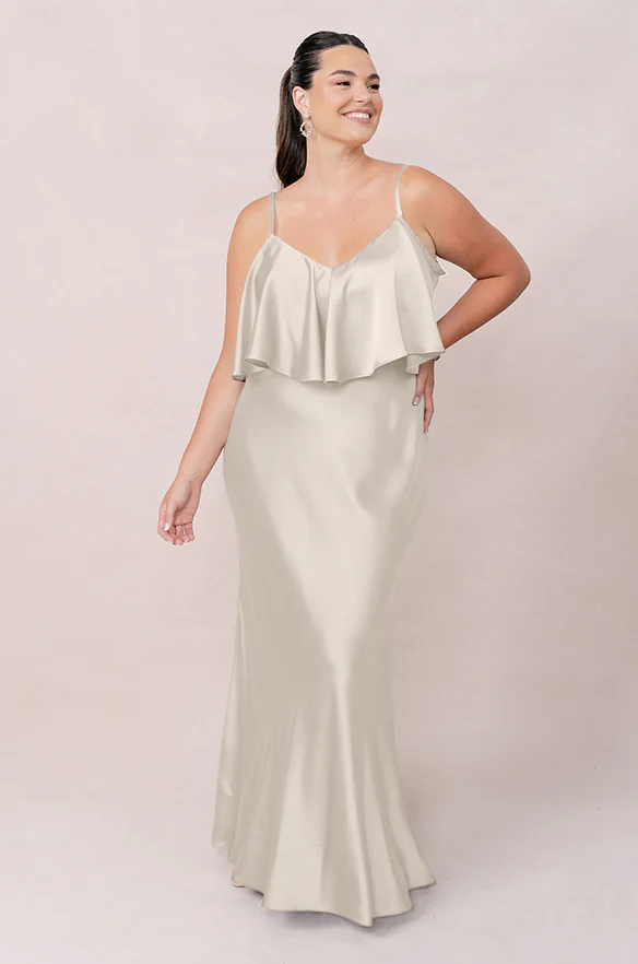Riley Convertible Satin Dress | Made To Order - Image 143