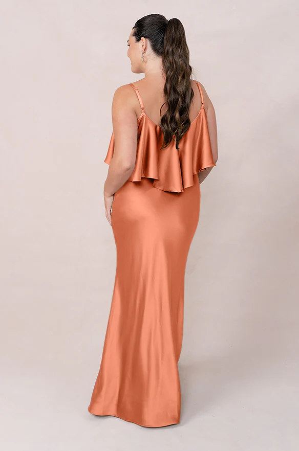 Riley Convertible Satin Dress | Made To Order - Image 146