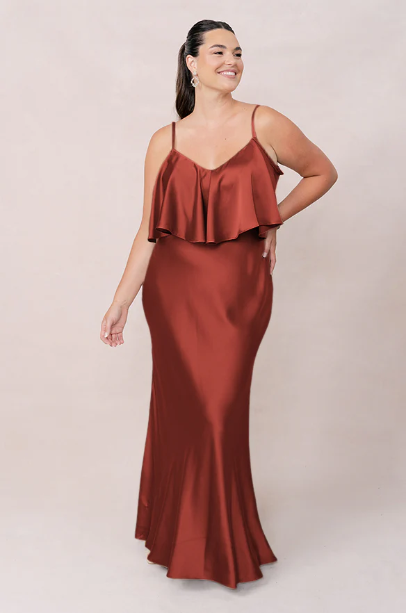 Riley Convertible Satin Dress | Made To Order - Image 149