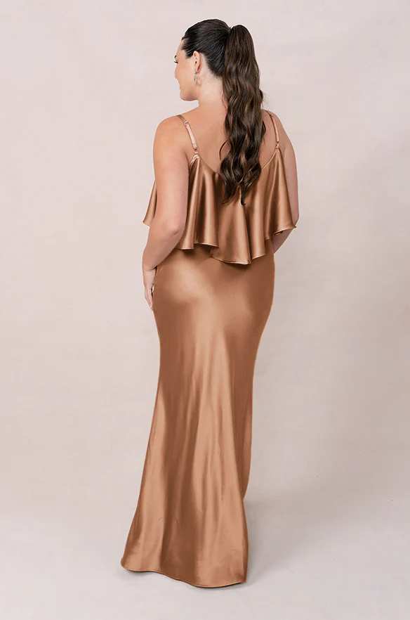 Riley Convertible Satin Dress | Made To Order - Image 151