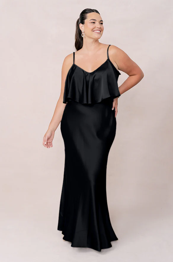 Riley Convertible Satin Dress | Made To Order - Image 61
