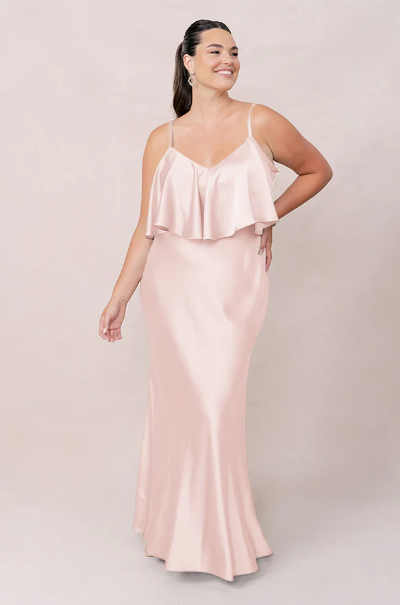 Riley Convertible Satin Dress | Made To Order - Image 63