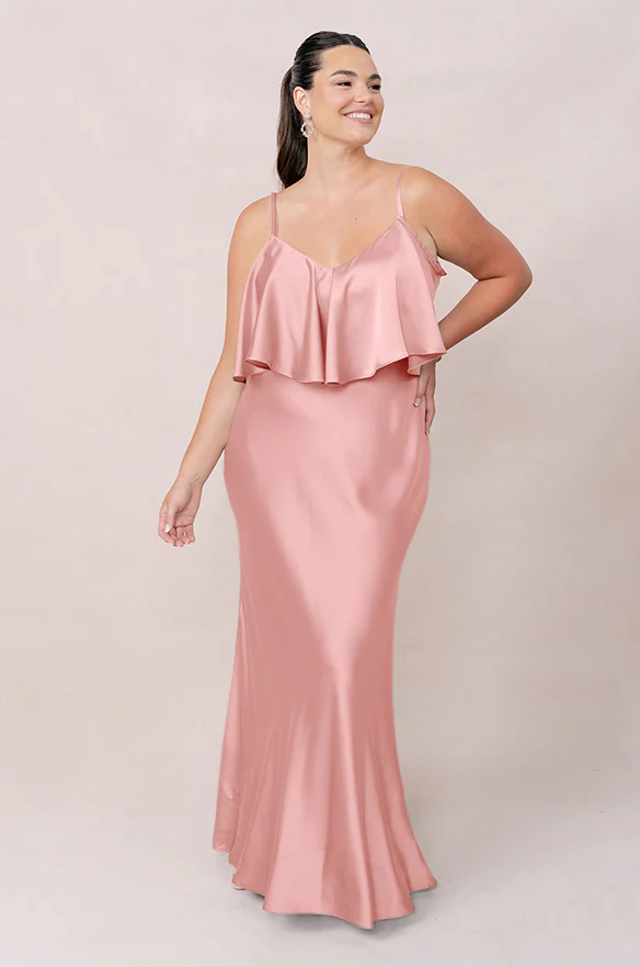 Riley Convertible Satin Dress | Made To Order - Image 65