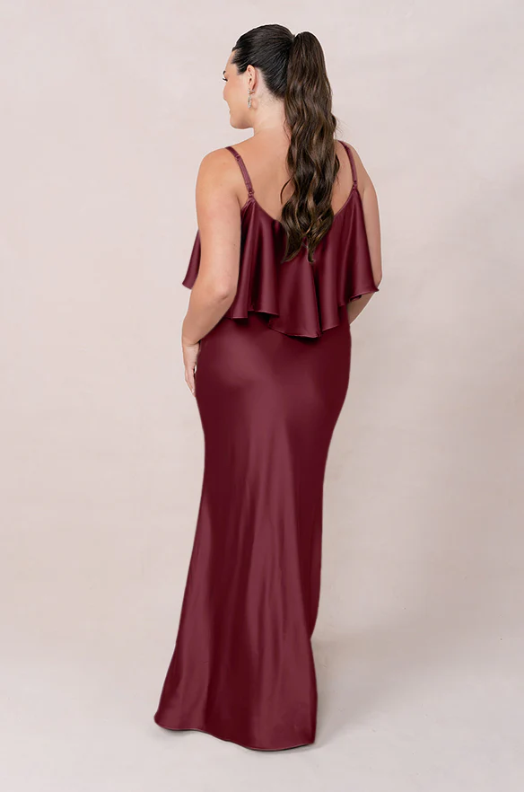 Riley Convertible Satin Dress | Made To Order - Image 68