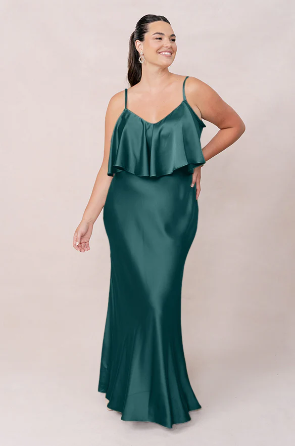 Riley Convertible Satin Dress | Made To Order - Image 71
