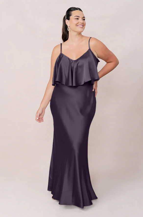 Riley Convertible Satin Dress | Made To Order - Image 81