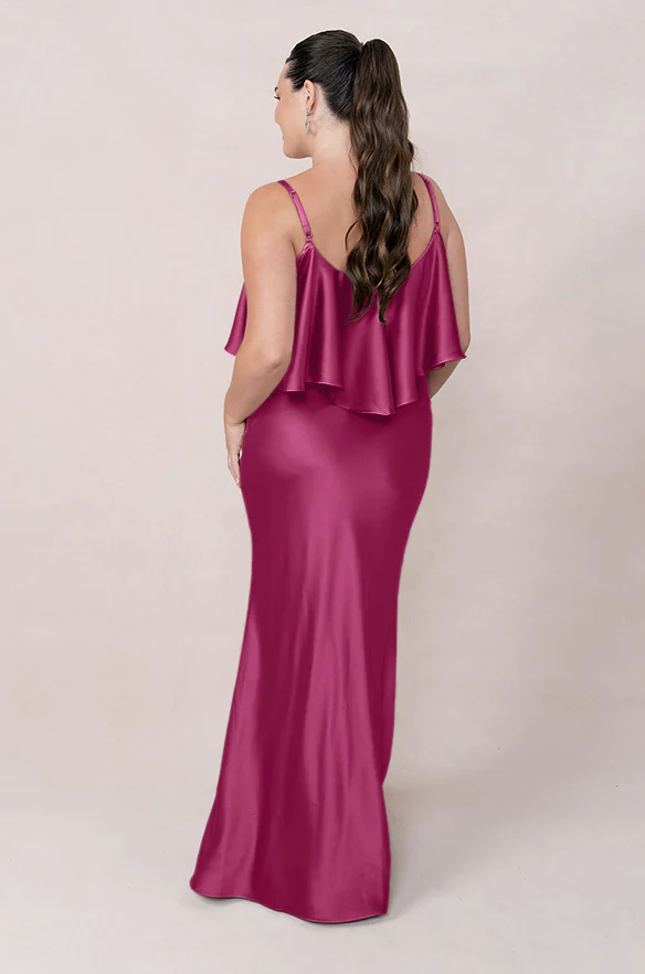 Riley Convertible Satin Dress | Made To Order - Image 90