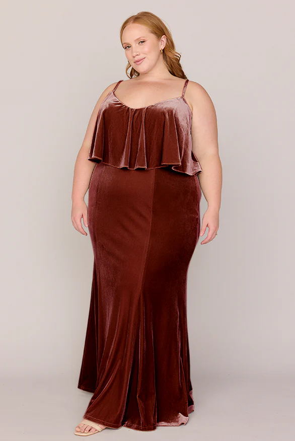 Riley Convertible Velvet Dress | Made To Order - Image 47