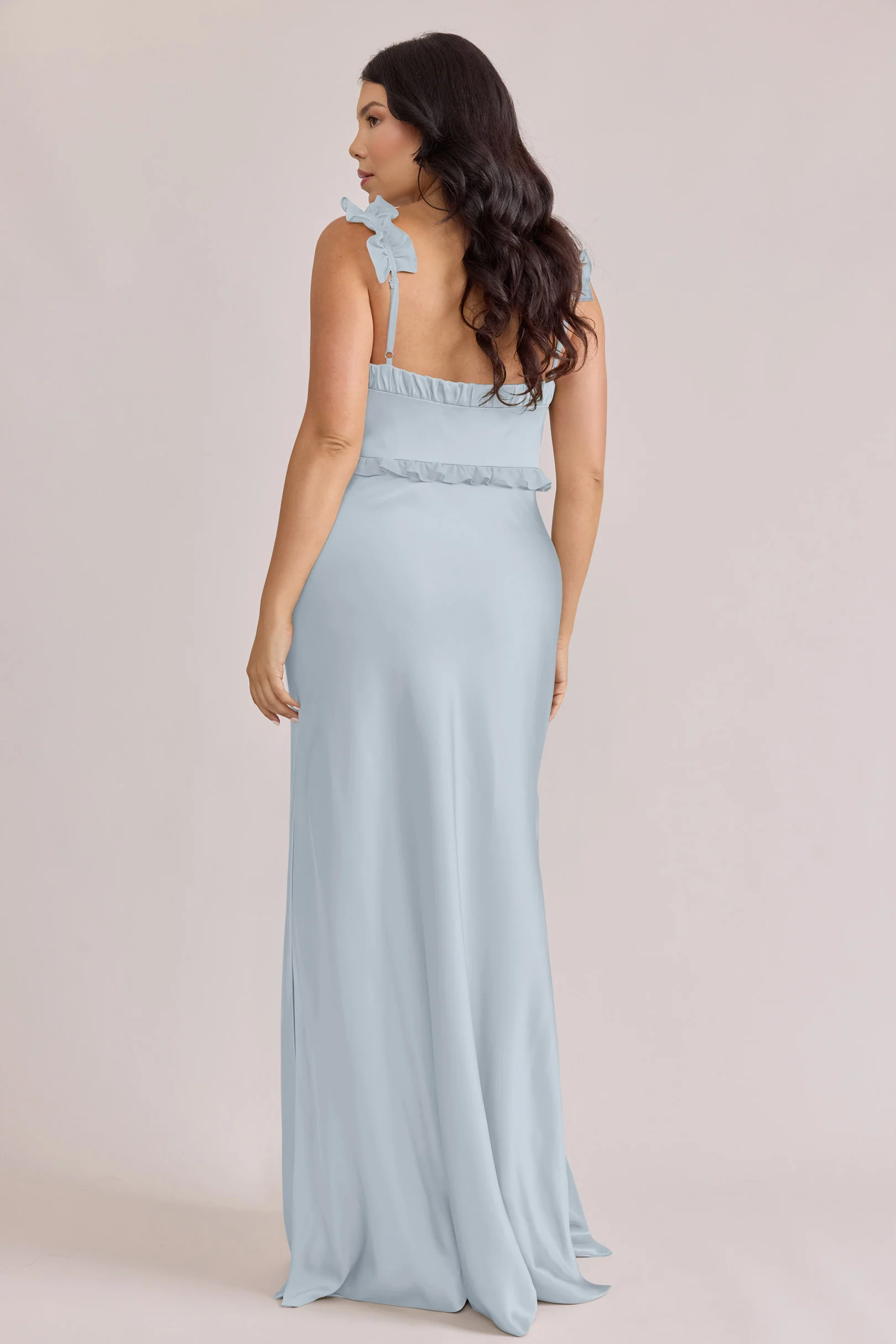Romy Satin + Chiffon Dress | Made To Order - Image 10