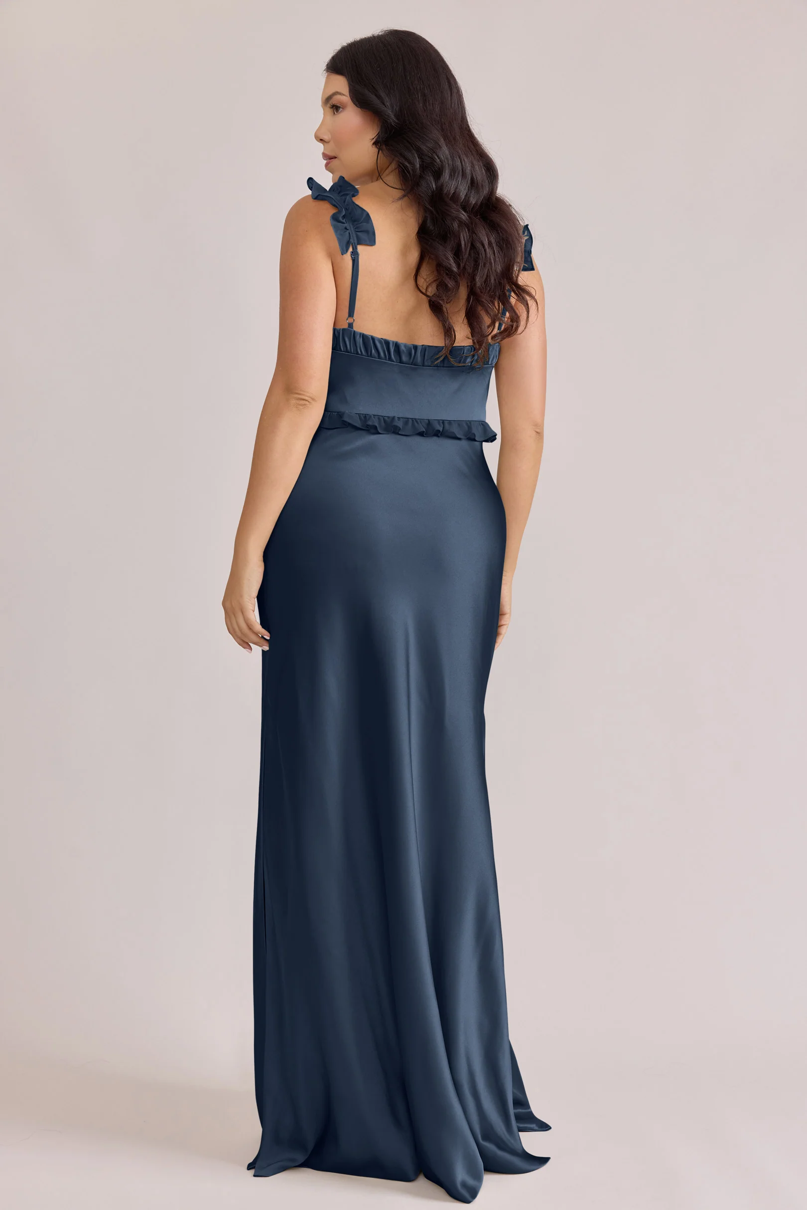 Romy Satin + Chiffon Dress | Made To Order - Image 25