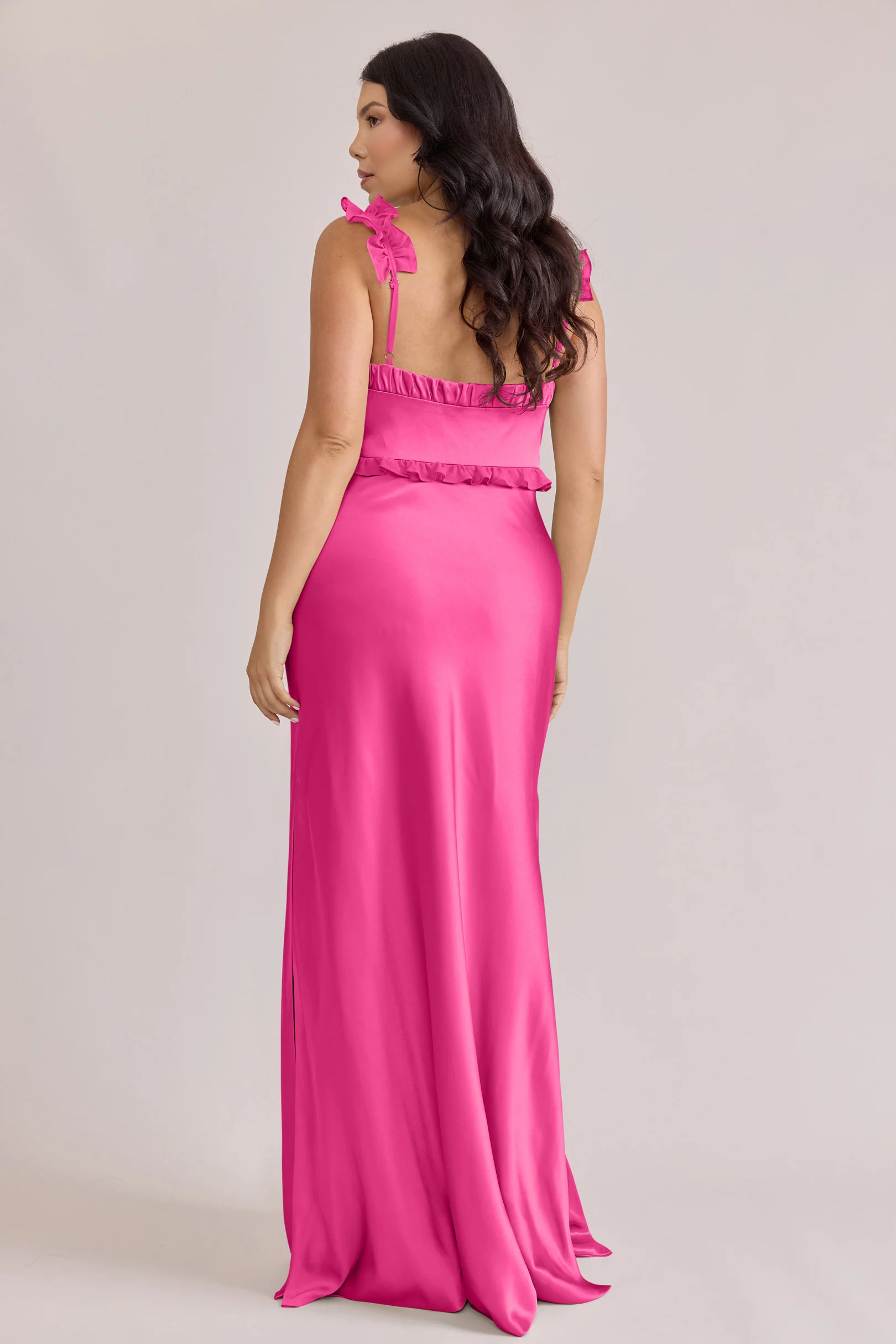 Romy Satin + Chiffon Dress | Made To Order - Image 31
