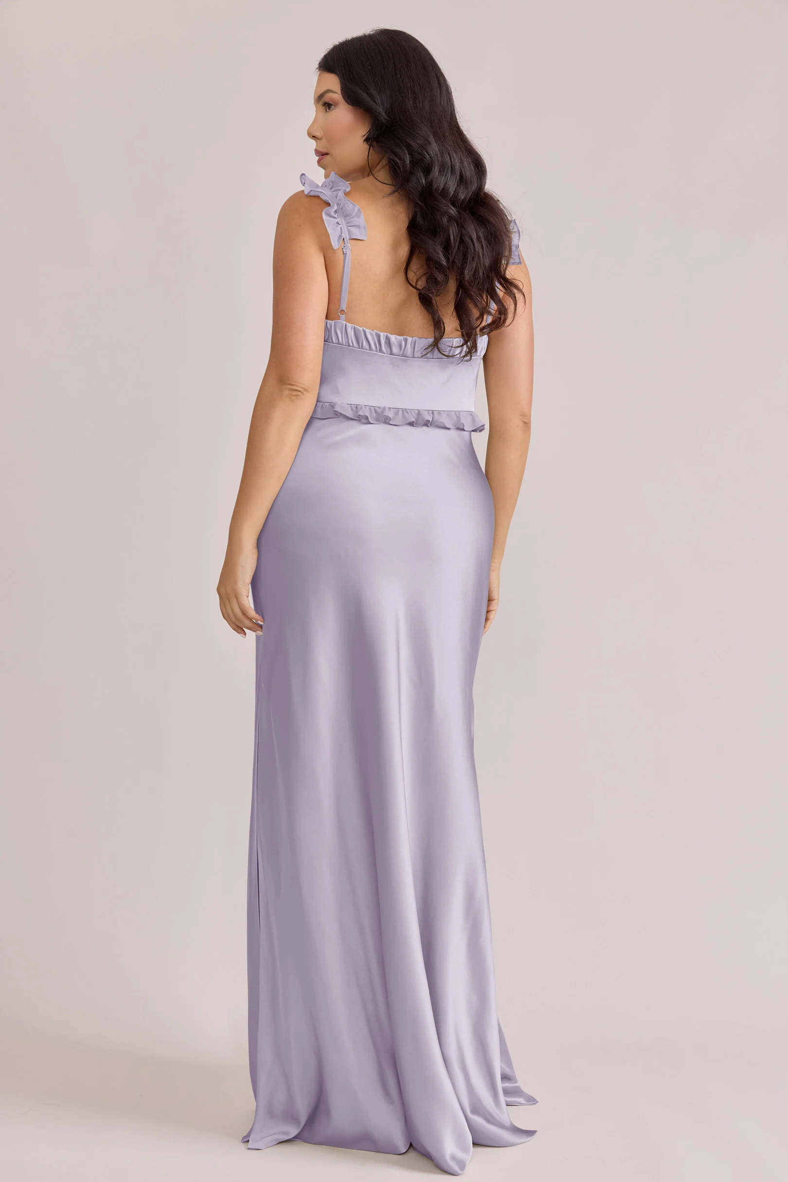 Romy Satin + Chiffon Dress | Made To Order - Image 35