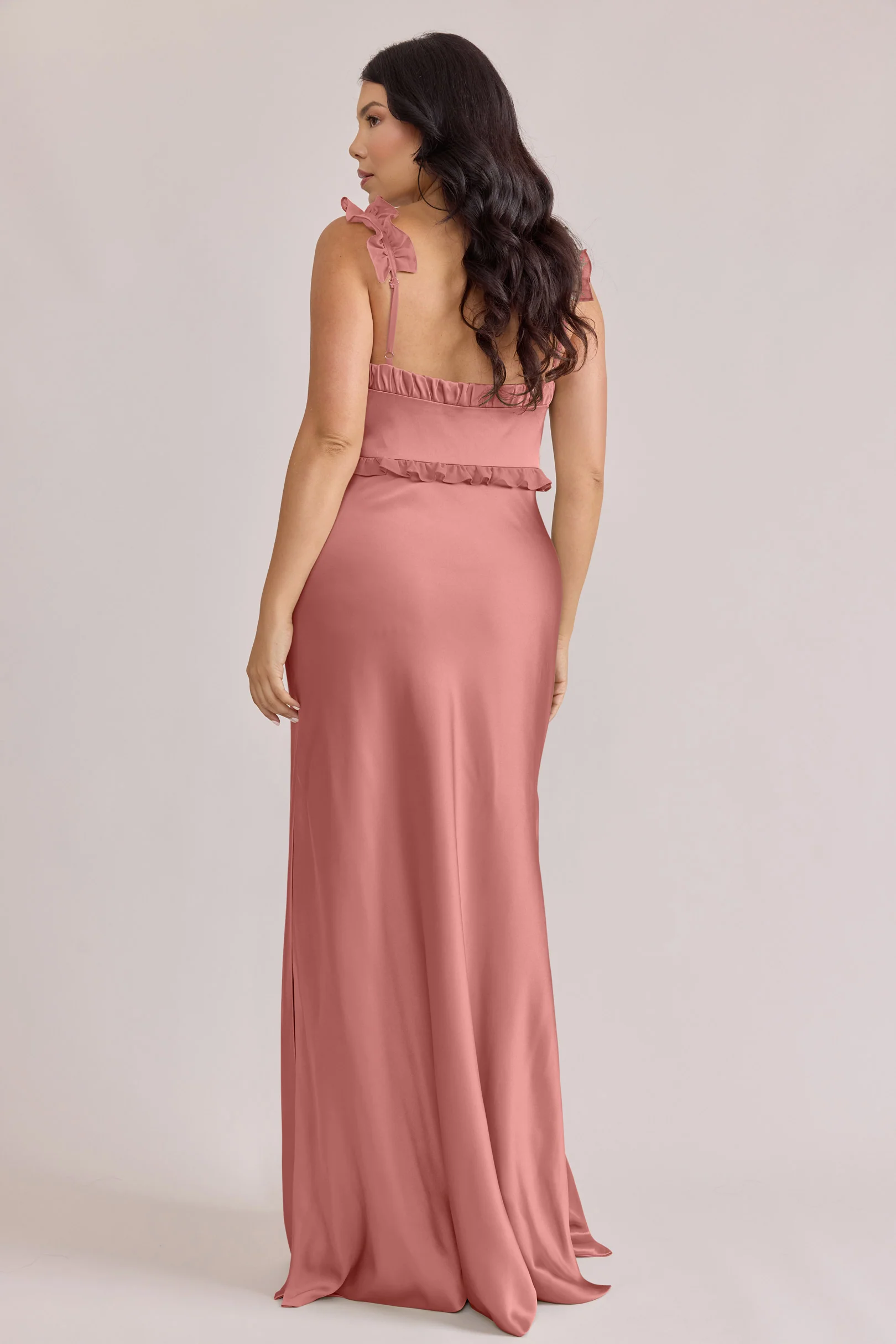 Romy Satin + Chiffon Dress | Made To Order - Image 42