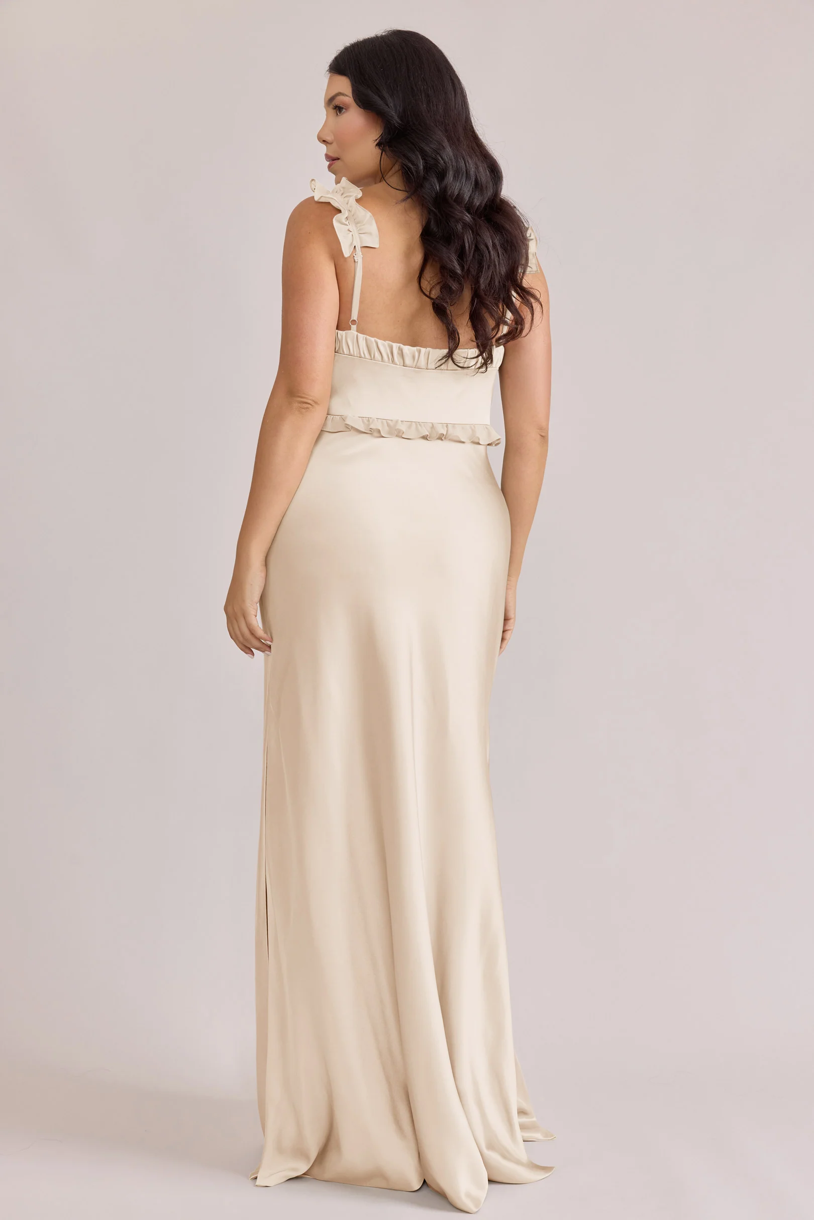 Romy Satin + Chiffon Dress | Made To Order - Image 49