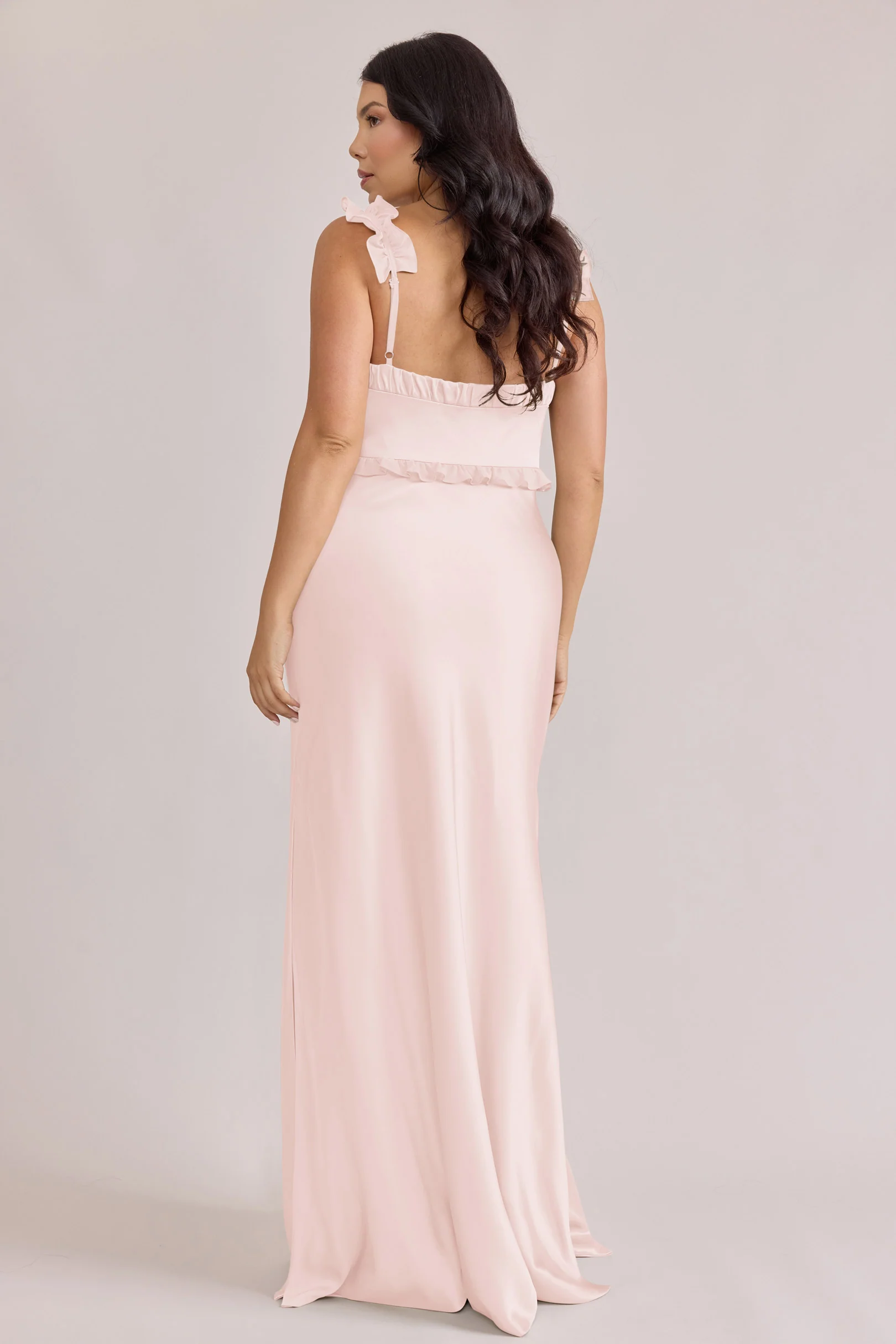 Romy Satin + Chiffon Dress | Made To Order - Image 55