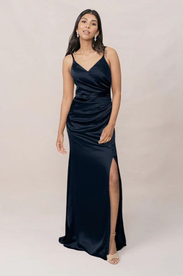 Rory Satin Dress | Made To Order - Image 120