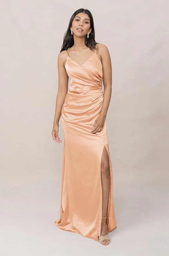 Rory Satin Dress | Made To Order - Image 124