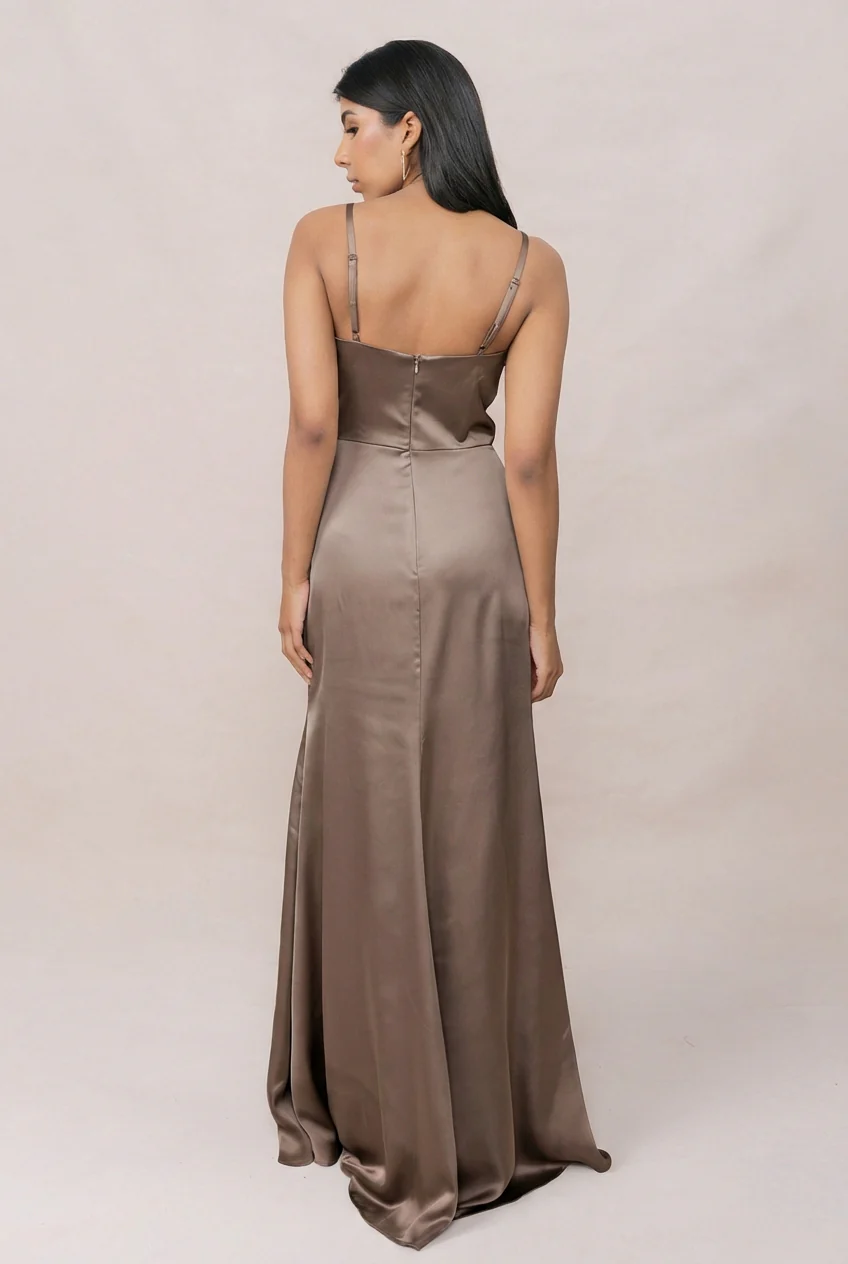 Rory Satin Dress | Made To Order - Image 171