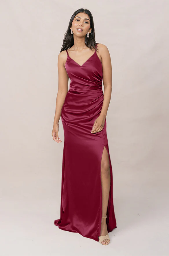 Rory Satin Dress | Made To Order - Image 64